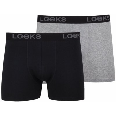 LOOKS by Wolfgang Joop pánské boxerky 2 kusy černá – Zboží Dáma
