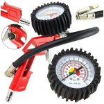 MAR-POL Pistole na hustění pneumatik s manometrem, střední budík M80697 – Sleviste.cz