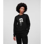 Karl Lagerfeld mikina IKONIK KARL sweatshirt černá – Zboží Mobilmania