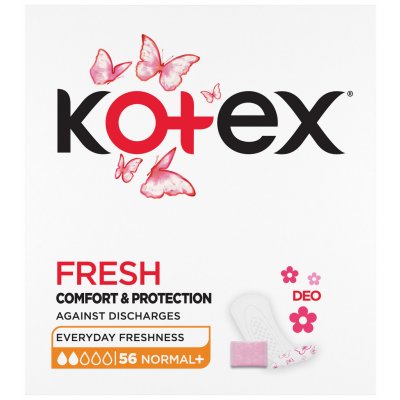 Kotex Liners DEO Normal+ vložky 56 ks – Zboží Dáma