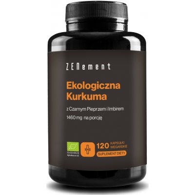 Zenement Bio Kurkuma s kurkuminem, zázvorem a černým pepřem 120 veganských kapslí – Hledejceny.cz
