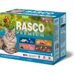 Rasko Premium Cat Sterilized 3 x salmon 3 x cod 3 x duck 3 x turkey 12 x 85 g – Zbozi.Blesk.cz