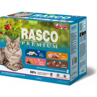 Rasco Premium Cat Adult Sterilized 12 x 85 g
