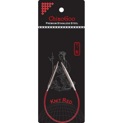CHIAOGOO Knit RED Circulars - 9" (23 cm) - 2,25 mm – Zboží Dáma