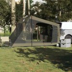 vidaXL Stan do auta pro 2 osoby, olivově zelený, vodotěsný – Hledejceny.cz