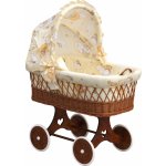 Scarlett Proutěný košík pro miminko s boudičkou Mráček béžová – Zboží Dáma
