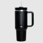 Iron Aesthetics termohrnek s brčkem City Tumbler 1200 ml černý – Sleviste.cz