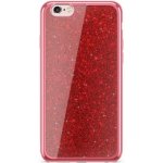 Electro Glitter červený – iPhone 6/6S – Zboží Mobilmania