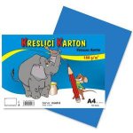 Karton barevný kreslicí A4 210 x 297mm 50 listů/180g světle modrý – Zboží Mobilmania