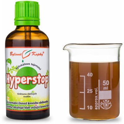 Bylinné kapky Bylinkářovo tajemství Hyperstop tinktura 50 ml – Hledejceny.cz