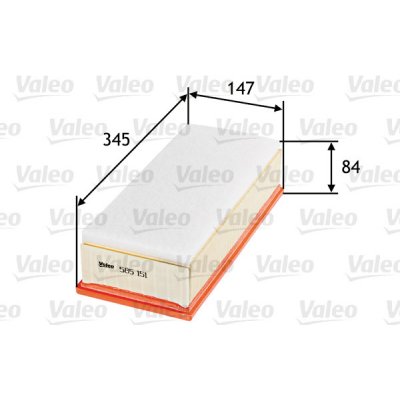 Vzduchový filtr VALEO 585151 – Hledejceny.cz