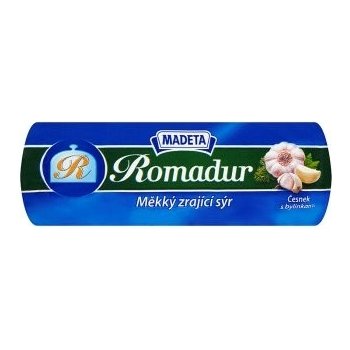 Madeta Romadur Měkký zrající sýr česnek s bylinkami 100g