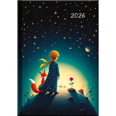 Art Malý princ A5 Denní 2026 Spektrum Grafik – Zboží Dáma