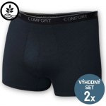 Knitva boxerky set 4 kusů 2x černé + 2x modré – Zboží Mobilmania