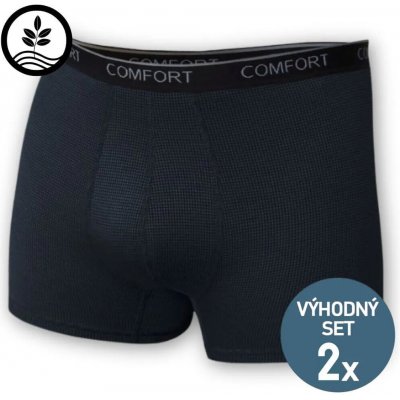 Knitva boxerky set 4 kusů 2x černé + 2x modré – Zboží Mobilmania