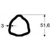 Poloosa a homokinetický kloub La Magdalena 010 Trubka profilová, trojúhelník 51,6x3