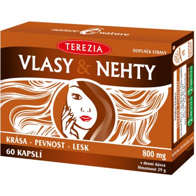 Terezia Company Vlasy & Nehty 60 kapslí – Hledejceny.cz