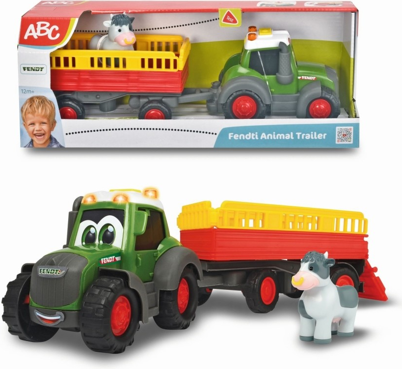 Dickie ABC Traktor Fendti s přívěsem 30 cm