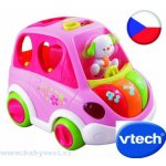 Vtech Mluvící auto vkládačka růžová – Sleviste.cz