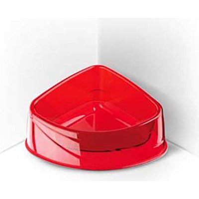 COBBYS PET Corner Lu x 20 x 15 x 8 cm 0,4l průsvitná rohová miska – Zboží Mobilmania