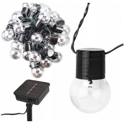 SAPRO Solární párty osvětlení řetěz grilanda GIR65 30xLED G40 6,5m 232224219 – Hledejceny.cz