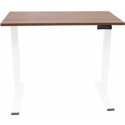 PROFIdesk Saturn bílá podnož 118 x 60 x 2,5 cm ořech H3734