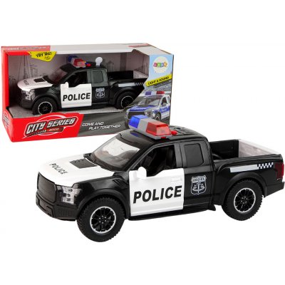 Lean Toys Offroad vozidla policejní černá zvuková světla otevíracích dveří – Zbozi.Blesk.cz