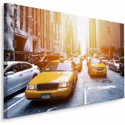 Plátno New York City Taxi 3D Varianta: 30x20 – Zbozi.Blesk.cz