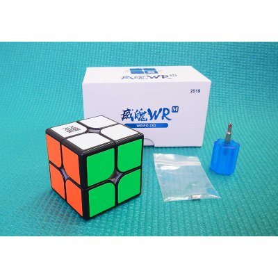 Rubikova kostka 2 x 2 x 2 MoYu WeiPo WR černá