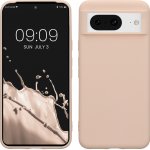 kwmobile silikonový kryt pro Google Pixel 8 krémově béžové Coconut Swirl – Sleviste.cz