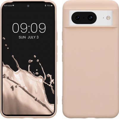 kwmobile silikonový kryt pro Google Pixel 8 krémově béžové Coconut Swirl – Sleviste.cz