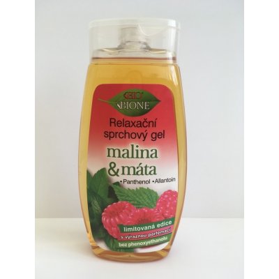 Bione Cosmetics Malina & Máta relaxační sprchový gel 250 ml