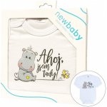 New Baby Body s potiskem Ahoj jsem tady! – Zboží Dáma