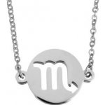 Šperky4U Ocelový řetízek s přívěškem znamení štír OPD0216-08 – Zboží Mobilmania