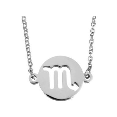 Šperky4U Ocelový řetízek s přívěškem znamení štír OPD0216-08 – Zboží Mobilmania