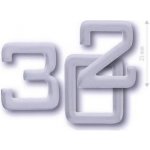 COBRA nalepovací číslice "1" 25mm IN nerez C2183E01 – Zbozi.Blesk.cz