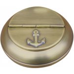 Sea Club Popelník stolní mosazný antik 10 cm 8504 – Zboží Mobilmania