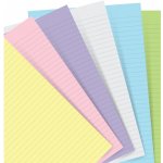 Filofax Papíry pro diáře, linkované, A5, mix pastelových barev – Zboží Živě