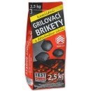 Servis Les grilovací brikety, dřevěné uhlí, 2,5 kg