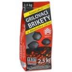 Servis Les grilovací brikety, dřevěné uhlí, 2,5 kg – Zbozi.Blesk.cz