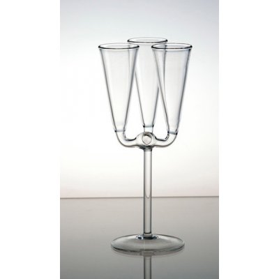 DT GLASS Trojsklenka na nožce 0,04 l – Zboží Dáma