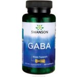 Swanson GABA Kyselina Gama Aminomáselná 500 mg 100 kapslí – Hledejceny.cz