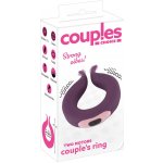 Couples Choice Two Motors Couple's Ring Silikonový párový prsten na penis s vibrací – Zbozi.Blesk.cz