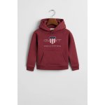 Gant Archive Shield Raglan Hoodie Wine Red – Zboží Dáma
