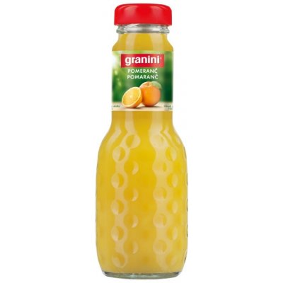 Granini džus Pomeranč ve skle 24 x 200 ml – Zboží Dáma