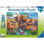 Ravensburger 132928 Zvířata u napajedla 200 XXL dílků – Sleviste.cz