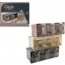 Qlux Zásobnice plastové na zavěšení box 3ks 27 x 11 x14