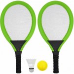 Rulyt Set na plážové hry tenis/badminton 2x, soft miček, badm. Košík, zelená Og-beach ten02 – Zboží Mobilmania