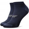 4F Sada 2 párů pánských nízkých ponožek 4FSS23USOCM153 92S