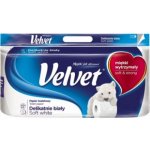 Velvet Soft White 3-vrstvý 8 ks – Zboží Mobilmania